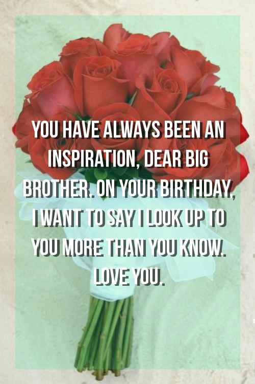 birthday quotes for brother in english